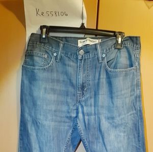 Mens Levis 514 Jeans Slim Straight Blue (32Wx30L)